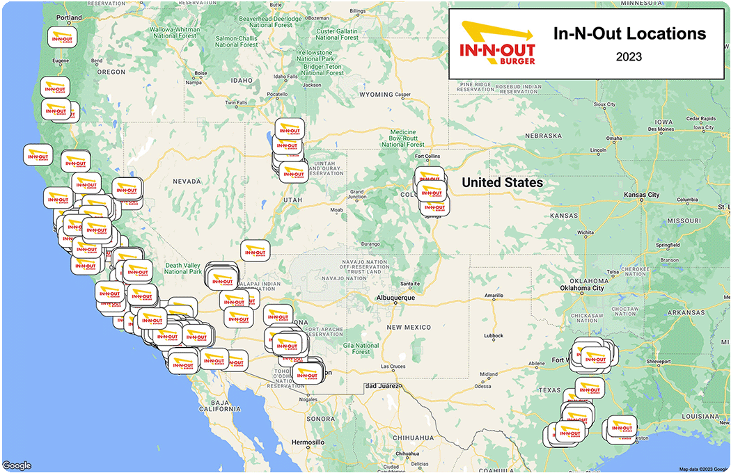 In-N-Out locations